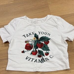 White Graphic T-Shirt